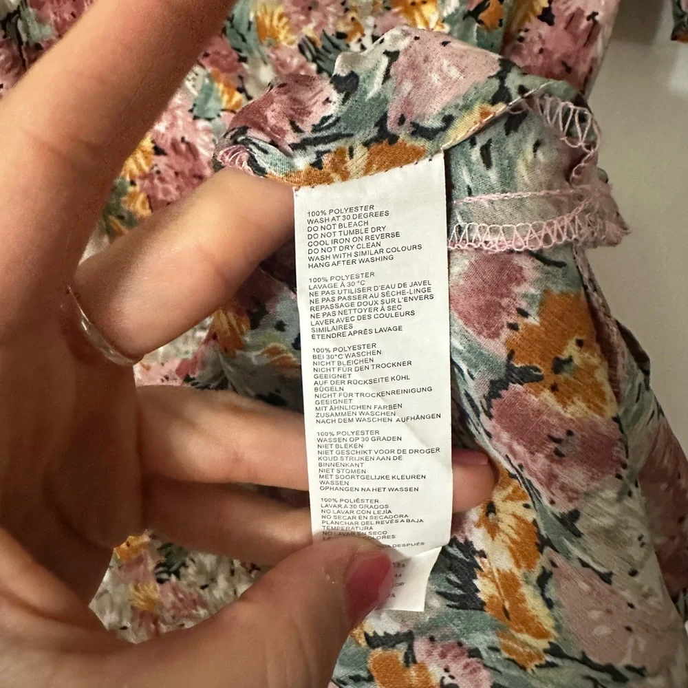 NWT boohoo Floral Mini Wrap Dress 6 - Picture 6 of 6